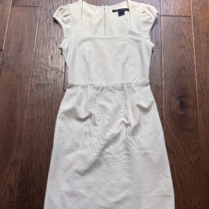 French Connection Mini Dress in Ivory - Size 4